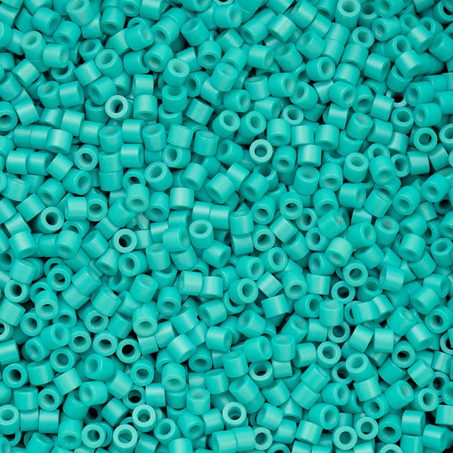 John Bead 25g Cylin Beads Opaque Turquoise Green 11/0 Glass Cylindrical Seed Beads for Jewelry Bracelets Necklaces Earrings Making Embroidery