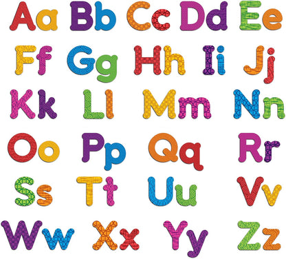 Learning Resources Colorful Magnetic Uppercase and Lowercase Letters, Whiteboard Accessories, 82 piece set, Ages 3+