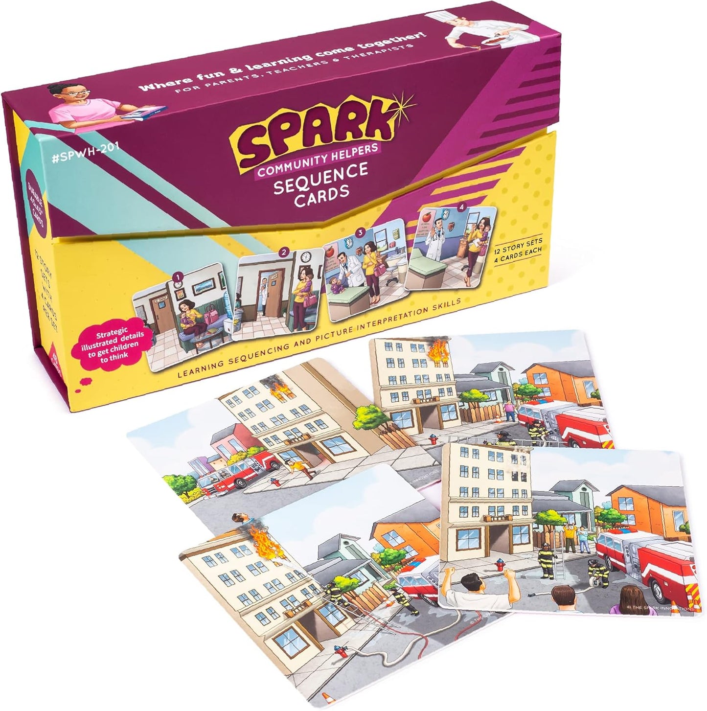 Sequencing Cards for Storytelling, Speech Therapy Game, Special Education Materials, Sentence Building, Problem Solving, Homeschooling Sequence Cards, Autism Game, Picture Sences, SEL
