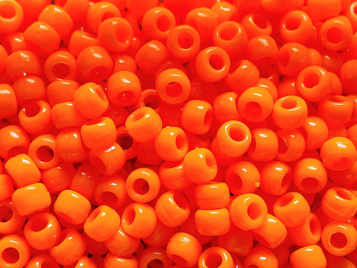 JOLLY STORE Crafts - Pony Beads, Easy-to-Use Reusable Jewelry-Making/Bracelet Beads for Art, Craft Decorations & More, 9 x 6 mm, Crafted in The USA, Opaque Tan, 500 pcs (Pack of 1)