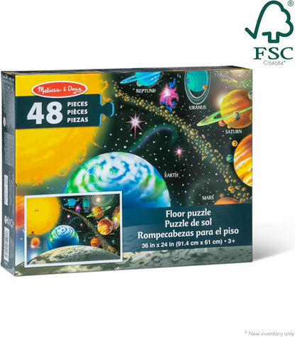 Melissa & Doug Fairy Tale Castle Jumbo Jigsaw Floor Puzzle (48 pcs, 2 x 3 feet) - FSC Certified