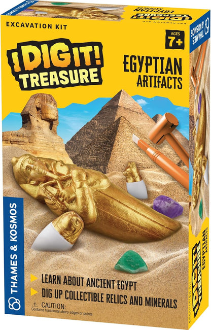 Thames & Kosmos I Dig It! Rocks - Real Minerals Excavation Kit | Science Kit | Dig Up Real Mineral Specimens | Learn About Mineralogy & Geology | 2018 Oppenheim Toy Portfolio Platinum Award Winner