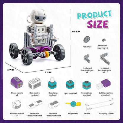 24-IN-1 STEM Circuit Science Experiments Robotics Kits Toys for Kids Ages 8-12 9-12, 10 11 12 Year Old Boys Gifts Toys, STEM Kit Toy for 10 11 12 Year Old Boys Gift, Gifts for Teen Boys Girls