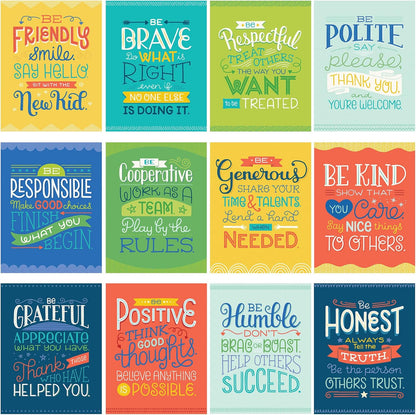 Carson Dellosa 14-Piece Mathematics Strategy Posters, 8.5" x 11" Wall Art Ten Frame, Counting, Number Line, Math Manipulatives, Facts, and More Strategies, Classroom Decor and Teacher Supplies