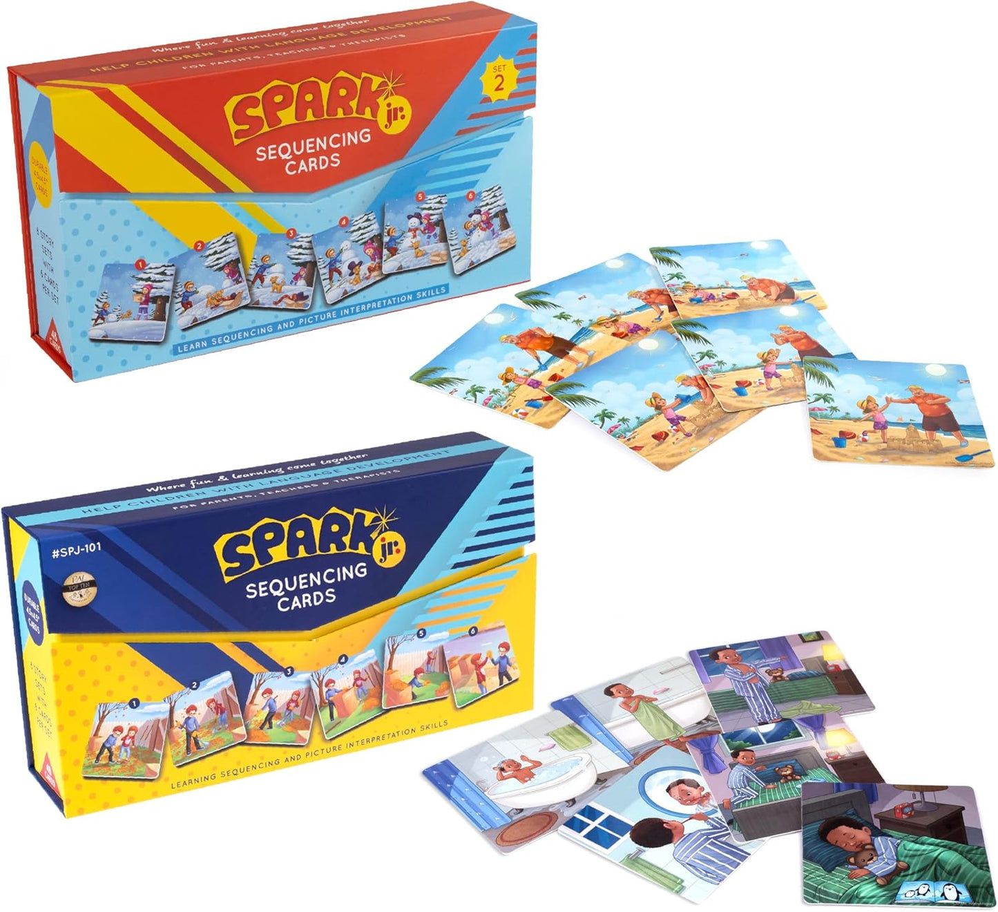 Sequence for Kids Cards, Speech Therapy Materials, Homeschool SEL, Autism, Tell A Story Picture Cards, Social Skills, Picture Cards, ESL, ELL