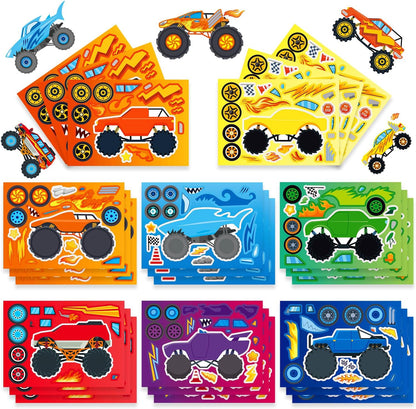24-Sheet Make Your Own Science Sticker Kit | Microscope, DNA & Scientist Designs - Reusable Educational Decor for Classrooms & Kids Rooms