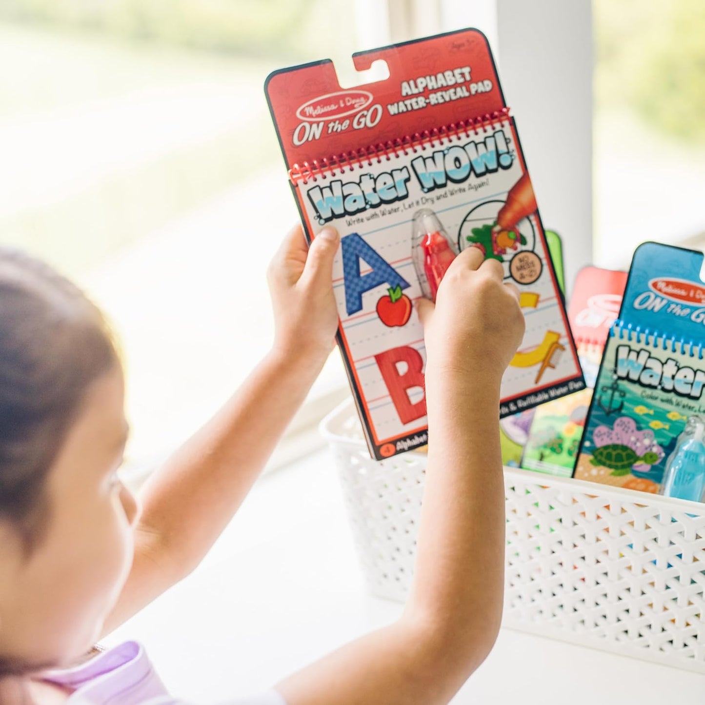 Melissa & Doug Water Wow! Reusable Water-Reveal Activity Pad 2-Pack - Vehicles, Animals Travel Toys, Party Favors, Mess Free Coloring Books for Kids Ages 3+ - FSC Certified