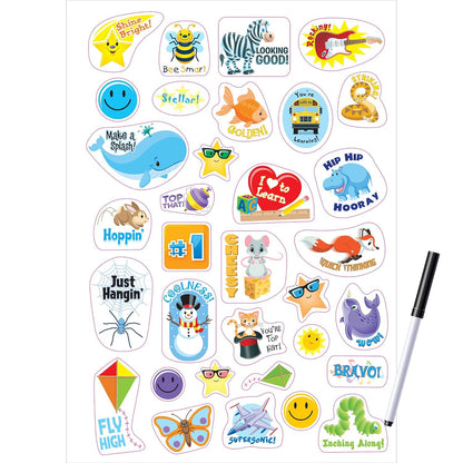 School Zone Preschool Write & Reuse™ Workbook: 52 Wipe-Clean Pages, Spiral-Bound, Letters, Numbers, Early Math, Tracing & Writing, Ages 3–5, Includes Dry-Erase Marker