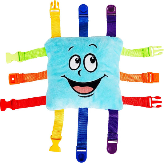 Buckle Toys - Bubbles Square - Learning Activity Toy - Develop Motor Skills and Problem Solving - Easy Travel Activities for Kids Toy