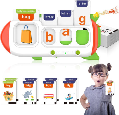 Cool Math Games & Talking Flash Cards for Toddlers 5-7 Years Old,Speech Therapy with 102 Sight Words and 56 Math Flash Cards,Sensory Toys for Kids with Autism,Ideal Gifts for Boys & Girls
