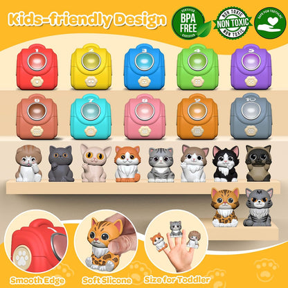 Learning Toy for Toddlers 1 2 3 Year Old, 10 Farm Animal Toys & 10 Barns, Counting, Matching & Sorting Montessori Educational Sensory Toys, Christmas Birthday Easter Gift for Baby Boy Girl 1-3