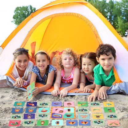 Fuutreo 82 Pcs Christian Memory Matching Games Religious Bible Matching Cards Memory Game Concentration Cards for Winter Holiday Educational Gifts Family Supplies