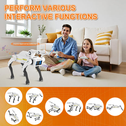 Smart Robot Dog - Interactive STEM Pet with Voice Control, 30+ Actions & APP Programming, Durable Design for Kids Age 6+ (Compatible with iOS/Android)