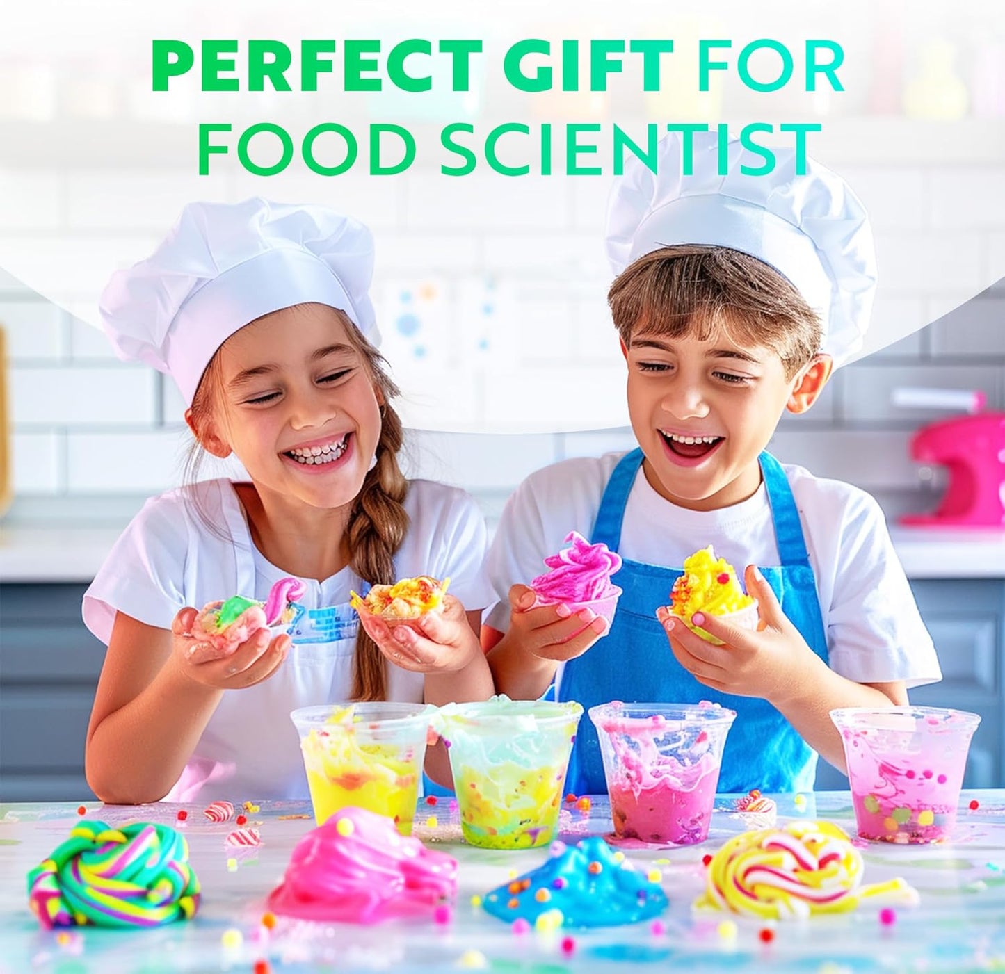 Playz Edible Candy Making Science Kit for Kids Ages 8-12 Years Old - Food Science Chemistry Kid Science Kit with 40 Experiments to Make Your Own Chocolates, Educational Science Kits for Boy & Girls