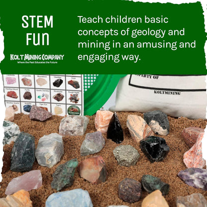 Activity Dig Kit - Adult Geology & Mineralogy Set - Includes Real Fossils, Arrowheads, Shark Teeth, Crystals, Rocks & Gemstones