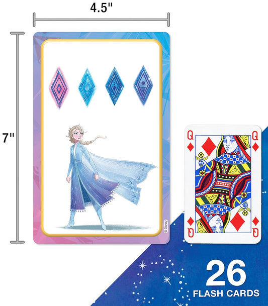 Disney Learning Frozen 2 BIG Number Flash Cards for Counting Numbers 0-25, Numbers Flash Cards for Kids Ages 4-8, Preschool, Kindergarten, and 1st Grade, Math Flash Cards