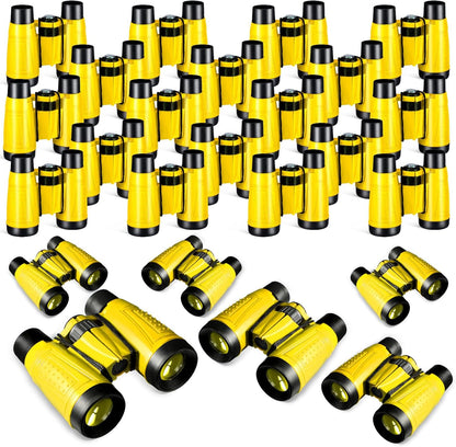 Libima 24 Pcs Binoculars Bulk Educational Compact Binoculars with Neck String Telescope for Learning Bird Watching Camping Hiking Travel Safaris Birthday Gifts(Green)