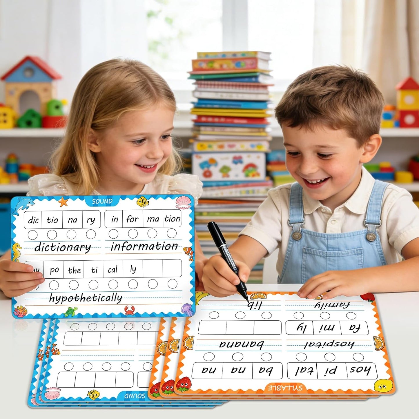 30 Packs Number Line Dry Erase Boards Cards, Double-Sided Writable & Erasable, 0-10 on One Side and 0-20 on the Other Side, Math Learning White Board Tool for Students, Classroom and Home (12” x 4”)