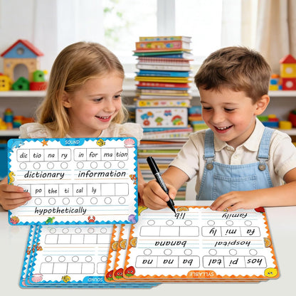 30 Packs Number Line Dry Erase Boards Cards, Double-Sided Writable & Erasable, 0-10 on One Side and 0-20 on the Other Side, Math Learning White Board Tool for Students, Classroom and Home (12” x 4”)