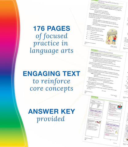 Spectrum Grade 3 Language Arts Workbook, English Grammar, Parts of Speech, Sentence Building Skills, Vocabulary, Punctuation, and More, ELA Classroom or Homeschool Curriculum (Volume 13)