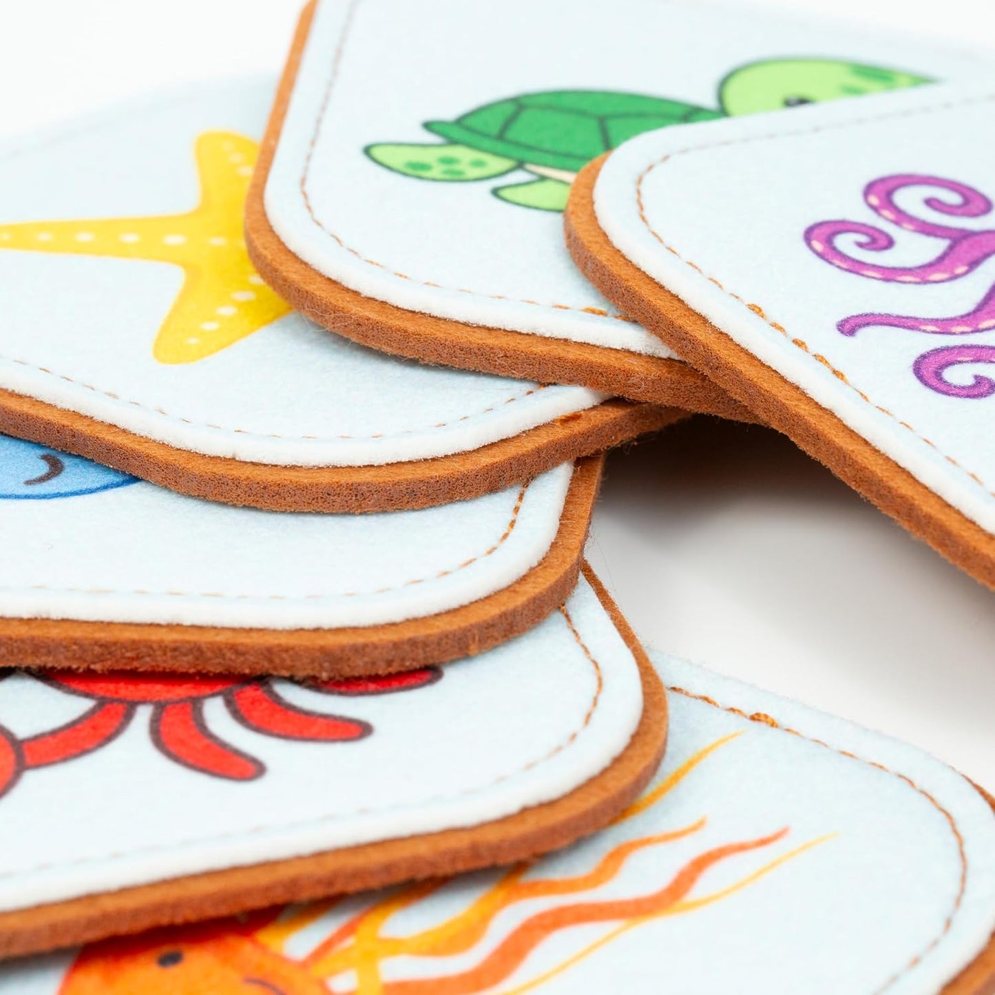 Felt Matching Game for Ages 2–4 – Soft and Safe for Ages 1+ – Montessori Memory Game – Sensory Flash Cards – Best Educational Gift for Ages 1–3 - Woodland Animal Theme