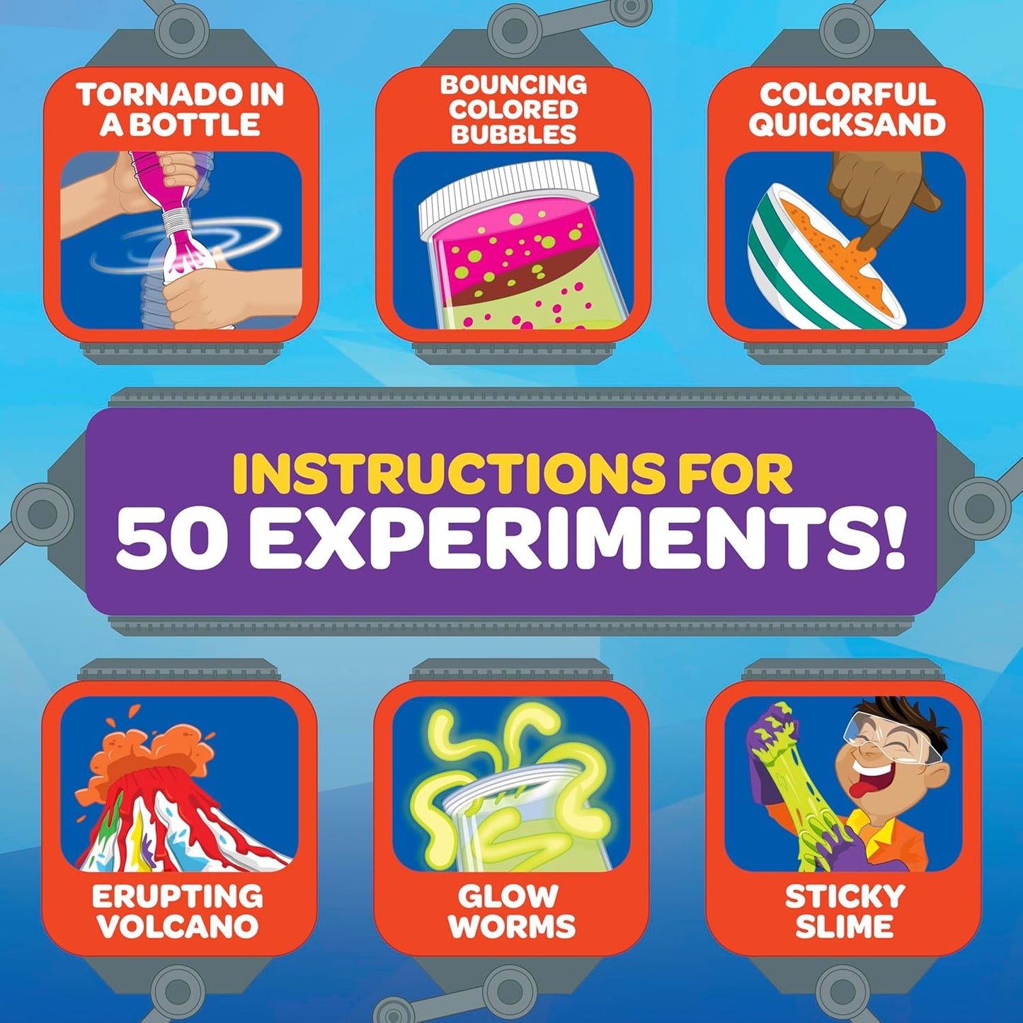 Crayola Color Chemistry Set (50 Experiments), Science Kit for Kids, STEM Toy for Kids, Gift for Boys & Girls, Ages 7, 8, 9