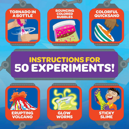 Crayola Color Chemistry Set (50 Experiments), Science Kit for Kids, STEM Toy for Kids, Gift for Boys & Girls, Ages 7, 8, 9
