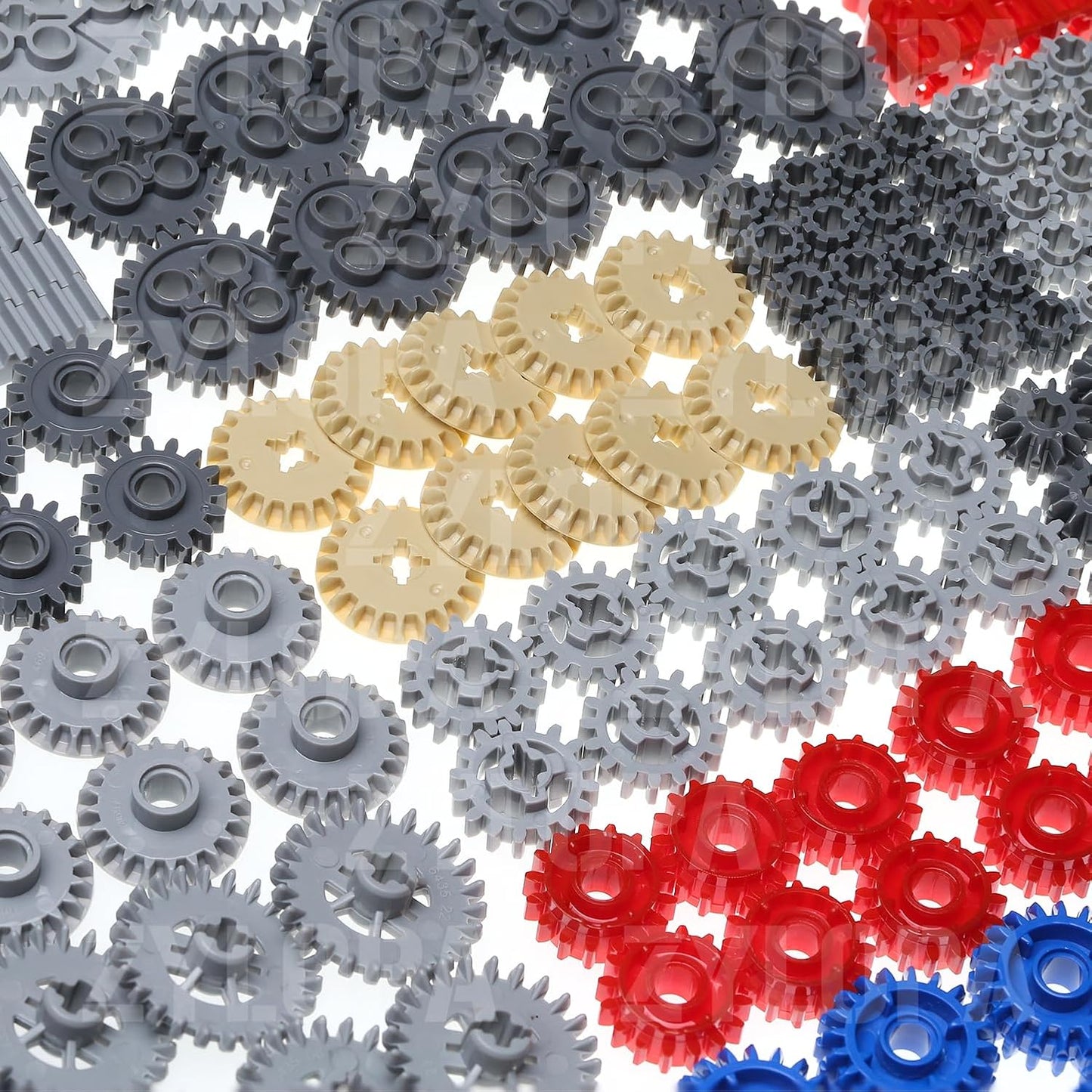 233pcs Technic-Parts-Gear Set Compatible with Technic-Liftarm-Pins-Axles-Connectors Moc Building Blocks Set