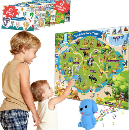 Phonics Learning Toy for Preschoolers – Phonics Flash Cards with Talking Pen, Speech Therapy & Autism Sensory Toy, Learn to Read Educational Gift for Boys & Girls,Kindergarten Learning Activities