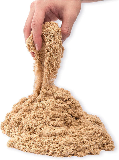 Kinetic Sand Beach Sand Kingdom Playset with 3lbs of Beach Sand, Includes Molds and Tools, Play Sand Sensory Toys for Kids Ages 3 and up