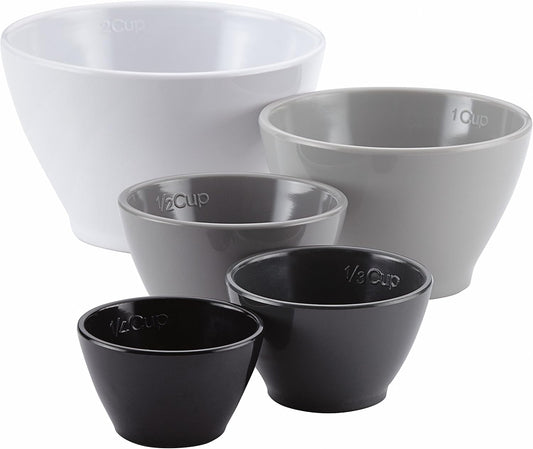 Rachael Ray Tools and Gadgets Nesting/Stackable Measuring Cups Set, 6 Piece - Assorted Colors