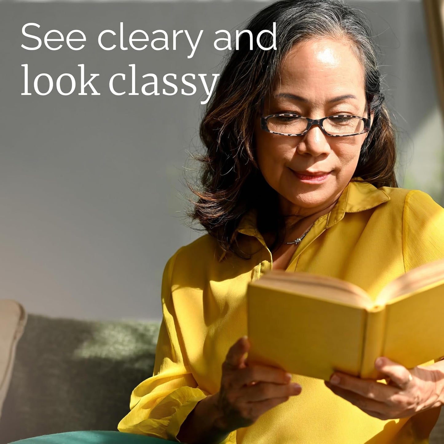 Gaoye 4-Pack Readers for Women, Blue Light Blocking Reading Glasses, Stylish Reading Glasses for Women in 4 Patterns