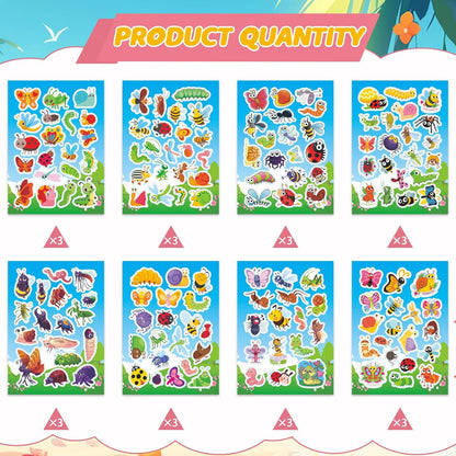 312 Pcs Science Stickers, Chemistry Biology Physics Laboratory Sticker Science Themed Stickers for Craft Supplies Classroom Rewards Party Decorations