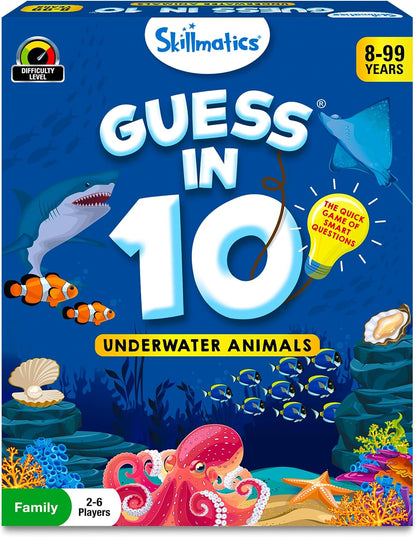 Skillmatics Guess in 10 NASA Space, Perfect for Boys, Girls, Kids & Families Who Love Card Games, Educational Toys, Travel Games, Gifts for Ages 8, 9, 10 and Up