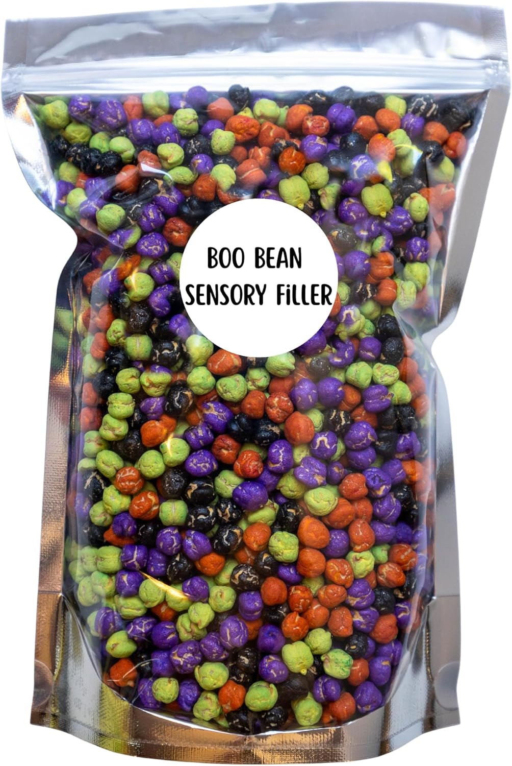 Sensory Bin Filler, Sensory Filler Play, Sensory Beans for Fine Motor Skills, Arts and Crafts for Kids, Montessori Toys (Autumn Beans Sensory Mix, 4 Cups)