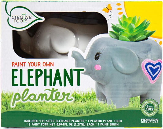 Creative Roots Paint Your Own Rock Pets by Horizon Group USA, 6 Colors, Paint Brush, Wiggly Eyes and Glue Included, Multicolor