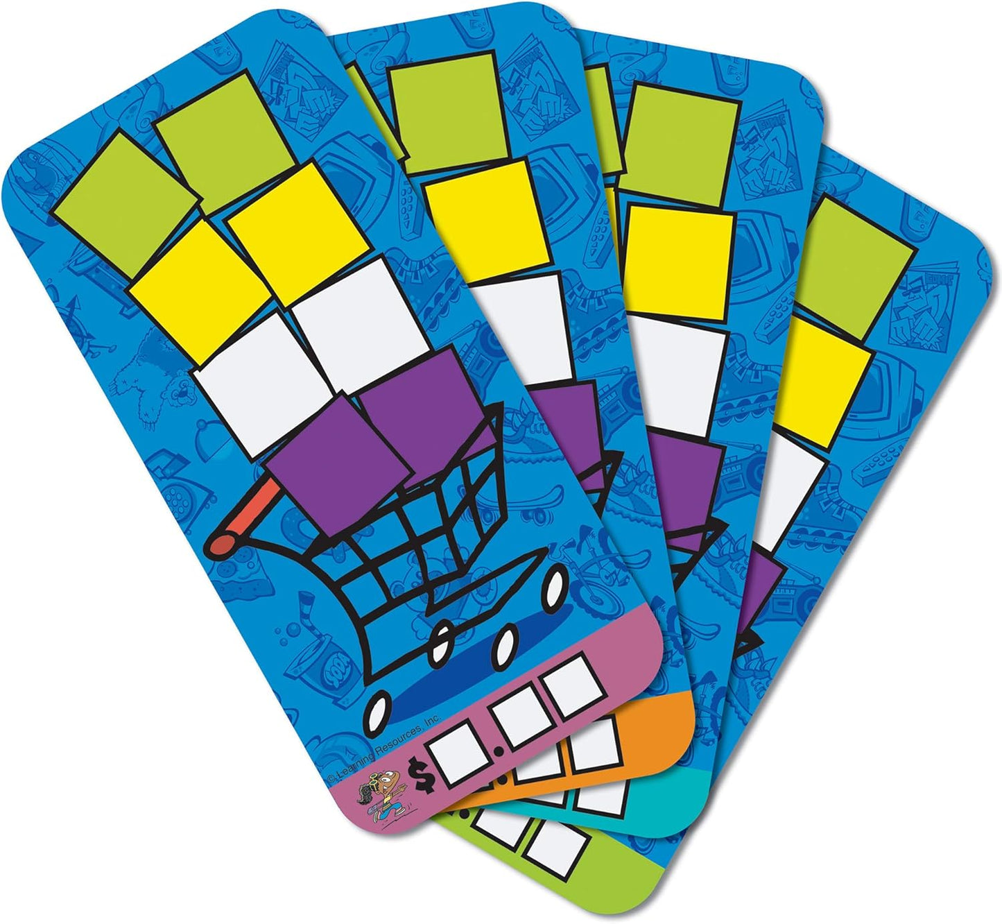 Learning Resources Buy It Right Shopping Game - Play Money for Kids, Elementary Math Games, Money Game, Shopping Games for Kids, Counting Toy