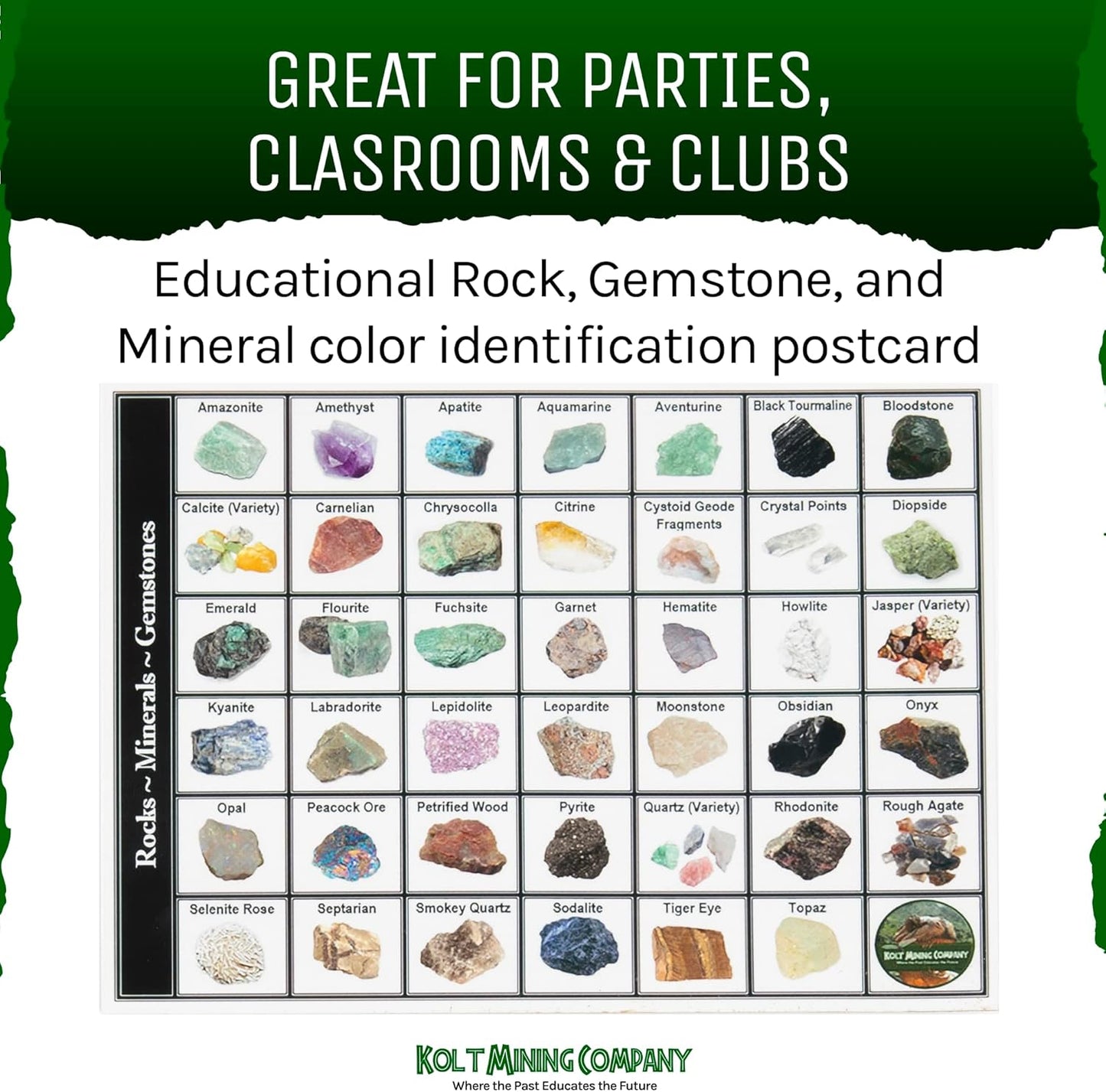 Activity Dig Kit - Adult Geology & Mineralogy Set - Includes Real Fossils, Arrowheads, Shark Teeth, Crystals, Rocks & Gemstones