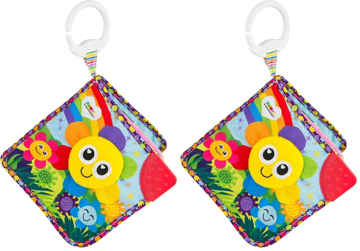 Lamaze Fun with Colors Soft Baby Book - High Contrast Baby Book with Crinkly Cloth Pages - Sensory Books for Babies Ages 6 Months and Up