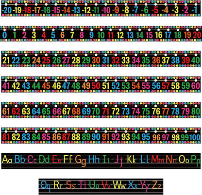 32Pcs A to Z Alphabet and -20-100 Number Cards Boho Bulletin Board Under The Sea Ocean Summer Sunflower Bee Theme Classroom Decorations Math Posters for Wall School Teacher Supplies (Sea Number)