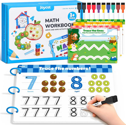 JoyCat Seek & Find Game Books - Preschool Learning Activity for Toddlers & Kids Ages 3-5, Travel Activities Toys for Road Trip Car Airplane, Busy Book, Birthday Gifts for Girls and Boys Ages 4-8