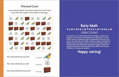 My First Learn-to-Count Workbook: Practice for Kids with Pen Control, Counting Skills, Numbers, and More! (My First Preschool Skills Workbooks)