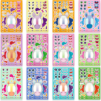 24-Sheet Make Your Own Science Sticker Kit | Microscope, DNA & Scientist Designs - Reusable Educational Decor for Classrooms & Kids Rooms