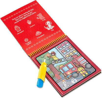 Melissa & Doug Water Wow! Reusable Water-Reveal Activity Pad 2-Pack - Vehicles, Animals Travel Toys, Party Favors, Mess Free Coloring Books for Kids Ages 3+ - FSC Certified