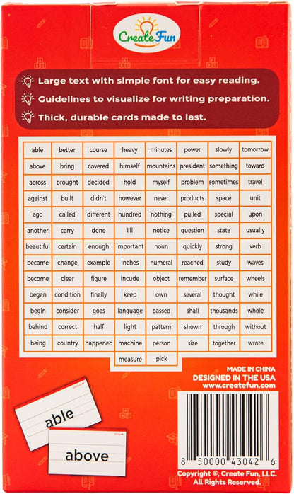 106 Sight Words Flash Cards Pre K for Ages 3-4, Dolch & Fry Sight Word Reading Games, Homeschool Supplies for Preschool with 7 Educational Game Ideas