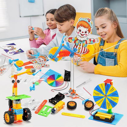 STEM Robotics Kits for Kids Age 8-12, DIY Engineering Crafts Kit Science Robot Building STEM Toys for Boys & Girls Ages 8-13 8-10 8 9 10 12 13 14