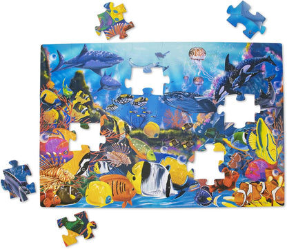 Melissa & Doug Underwater Floor Puzzle - 48 Pieces