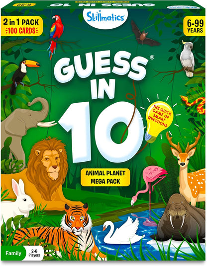 Skillmatics Guess in 10 NASA Space, Perfect for Boys, Girls, Kids & Families Who Love Card Games, Educational Toys, Travel Games, Gifts for Ages 8, 9, 10 and Up