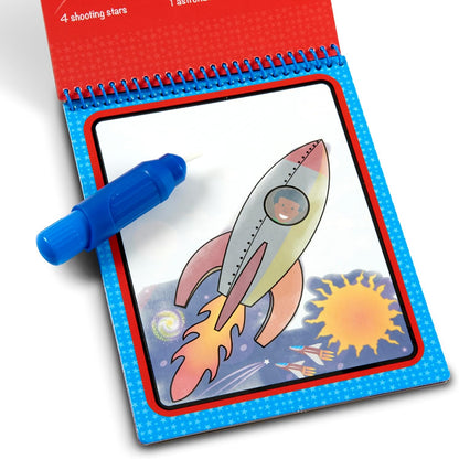 Melissa & Doug On The Go Water Wow! Mess Free Coloring Book, Reusable Water-Reveal Activity Pad, Vehicles, Travel Toys, Party Favors, for Toddlers & Kids Ages 3+ - FSC Certified