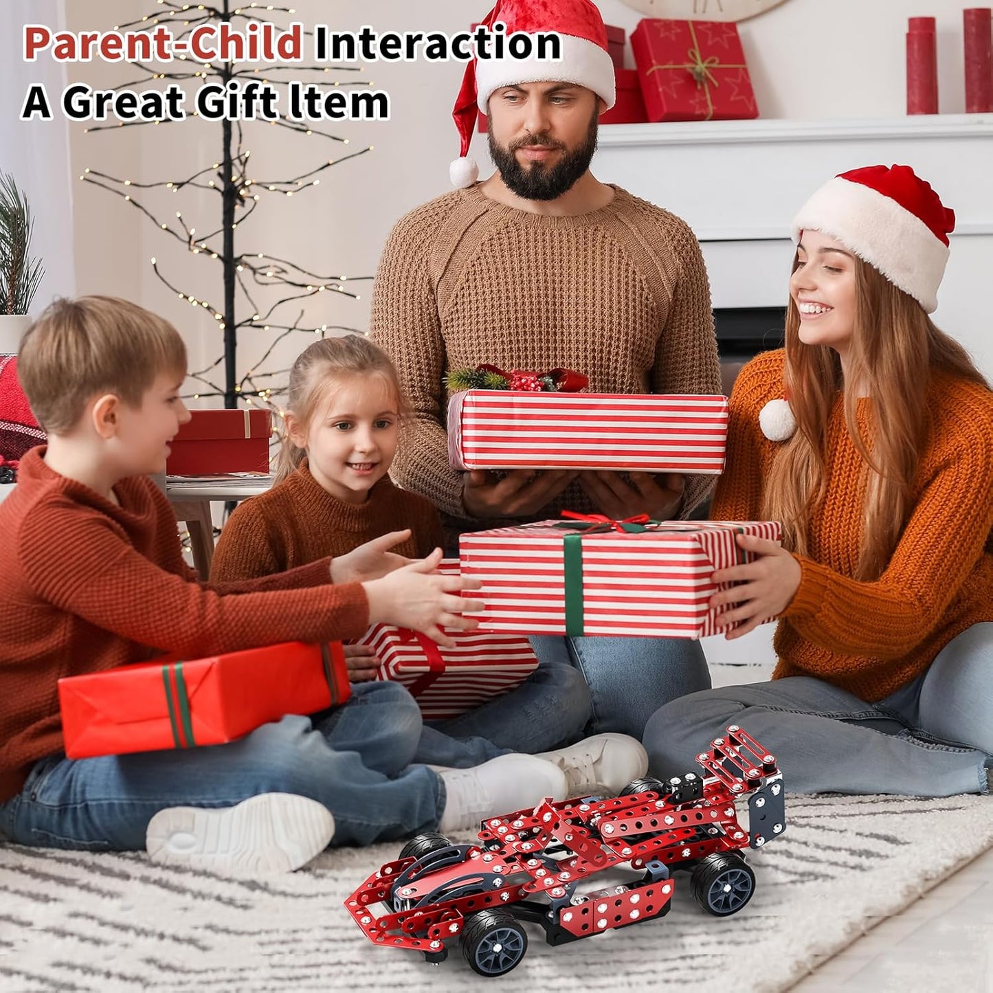 Building Toys Model Truck Set - STEM Building Projects Model Car Kit Toys for Kids Boys Ages 8-12 12-16, Assembly Science Model Car Kits Toys Gifts for Kids Girls Boys 8 9 10 11 12 Years Old and adult